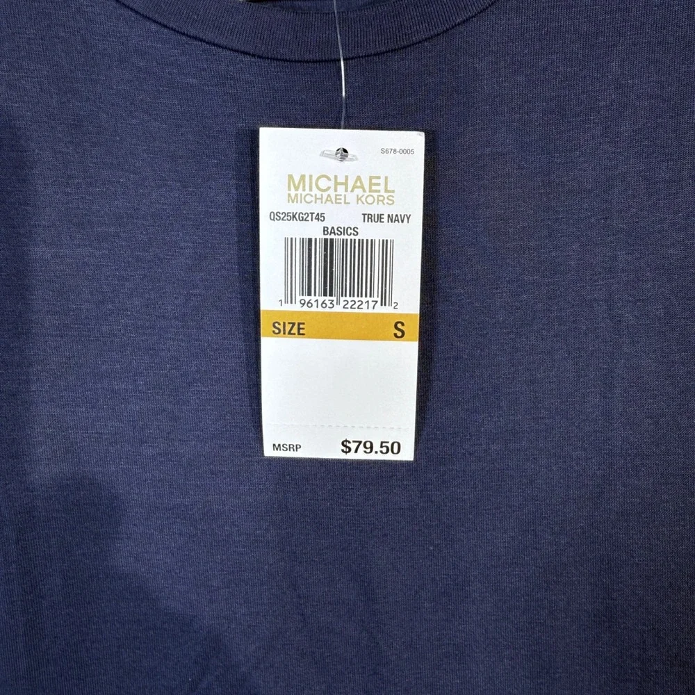 Michael Kors Women's True Navy Sleeveless Tank Top Size S MSRP‎ $79.50